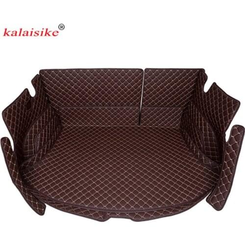 Kalaisike Custom car trunk mats for Citroen all models C5 C6 C4 C3-XR Quatre Elysee car styling auto accessories