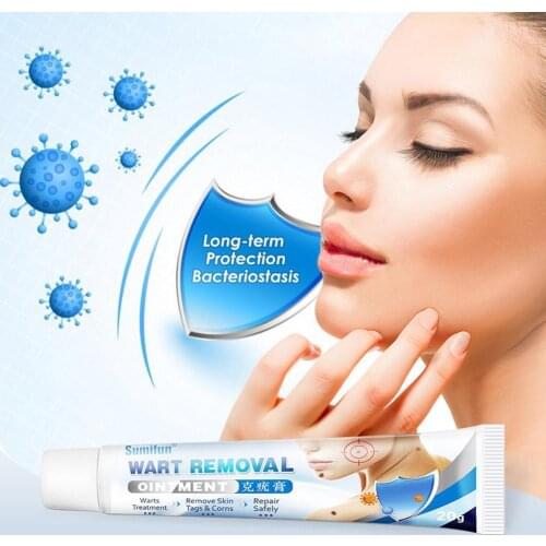 20g Warts Cream Skin Tag Remover Antibacterial Cream Herbal Ointment Mole Warts Body Face Care Micro Extract Ointment F2A0