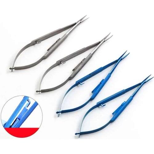 Microscopic ophthalmic instrument lock-type needle holder cosmetic plastic surgery double eyelid embedding surgery tool needle c