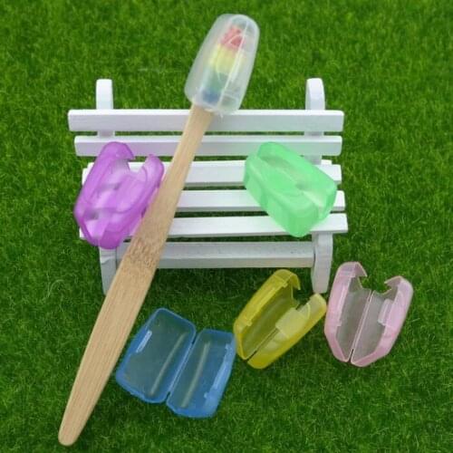 6 pcs Portable Travel Toothbrush Head Toothbrush Case Protective Caps Health Germproof Toothbrushes Protector
