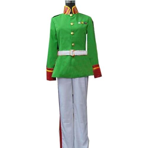 2021 New Howls Moving Castle Howl Green Set Cosplay Costume