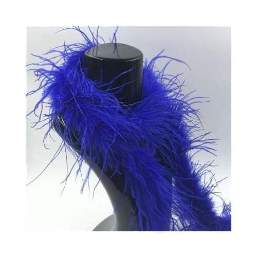 New Arrival! 2Meters/Lot OSTRICH FEATHER BOA Costumes/Trim for Party/Costume/Shawl/Craft 1 ply thickness DIY feather boas