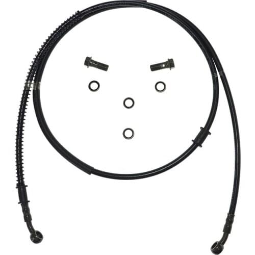 Motorcycle Dirt Bike Braided Brake Hose Line Steel Brake cable Hydraulic Banjo pipe 520mm-2200mm for motorcycle Universal Racing