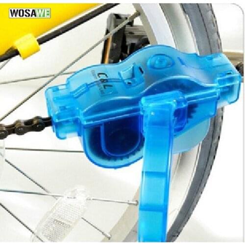 Portable Bicycle Chain Cleaner Bike Clean Machine Brushes Mountain Road Bike Cycling Cleaning Kit Outdoor Sports Wash Tools