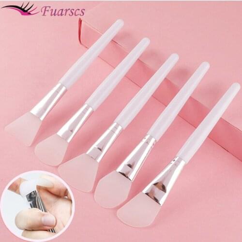 1/5pcs Professional Silicone Mask Brush Home Salon Beauty Brushes Soft Head Reusable Mixing Brush Women Skin-Care Cosmetic Tool