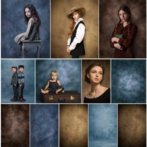 Retro Abstract Texture Portrait Backdrop Adult Baby Art Photo Background Solid Color Professional Photographic Props for Studio