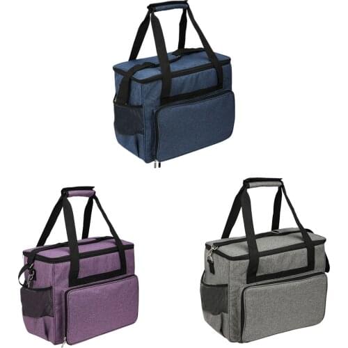 SHGO HOT-Sewing Machine Storage Organizer Sewing Machine Bag Travel Tote Bag for Most Standard Sewing Machines and Accessories