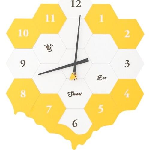 Modern Design Wall Clock Creative Nordic Living Room Decoration Simple Wall Clock Arabic Numbers Reloj Pared Home Decor DA60WC