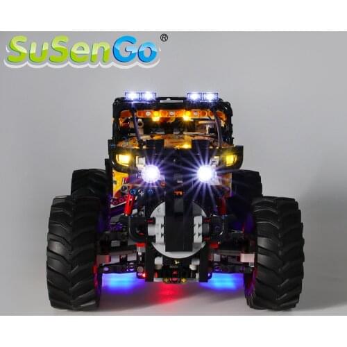 SuSenGo LED Light kit For 42099 Technic 4X4 X-treme Off-Roader , (Model Not Included)