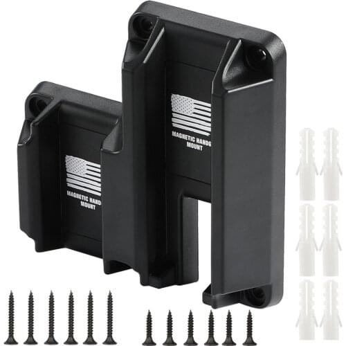 Tactical Magnetic Holster Holder Magnet Mount Hidden Stock Quick Draw Loaded Fits Flat Top Hunting Fixed Bracket