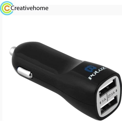 PULUZ 5V 2.1A + 1A Dual USB Ports Universal Car Charger