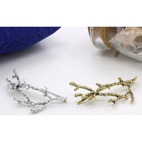Alloy Deer Horn Branch Hair Clips & Pins Headwear Hair Accessories for Women