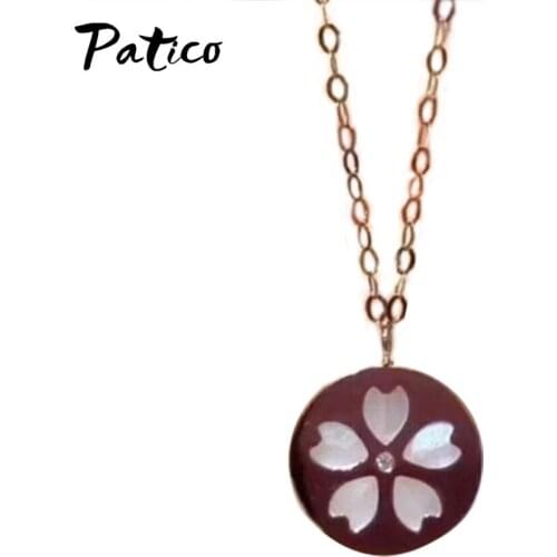 Trendy Sweet 925 Sterling Silver Flower AAA CZ Zircon Pendant Choker Necklace Fine Jewelry For Women Wedding Anniversary Gift