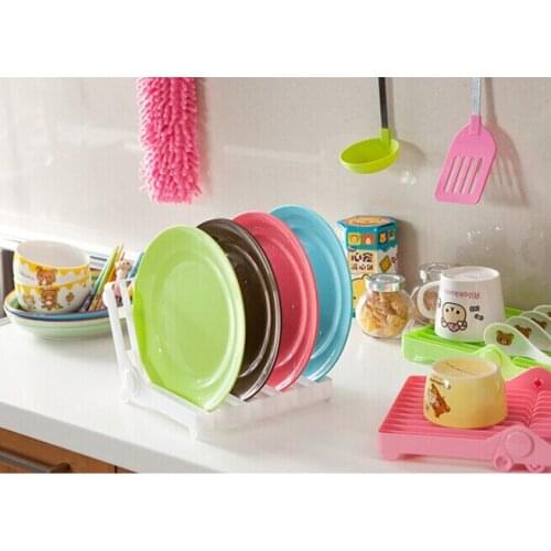 1PC Foldable Dish Dry Rack Sink Holder Dish Plate Organizer Drainer Kitchen Storage OK 0107