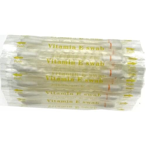 100pcs Vitamin E oil Swabs Teeth Whitening Kits Use before Teeth Whitening to Protect Lip and Gum from VE Swabs