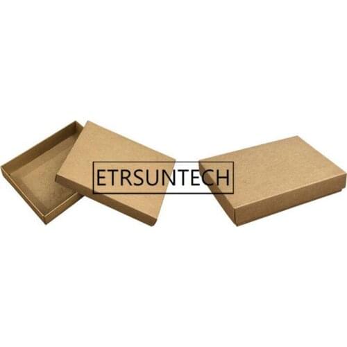 200pcs Kraft Paper Box Purse Gift Box Wallet Packaging Box Party Favor and Gift Custom Logo