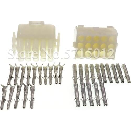 15 Hole 1-480710-0 1-480711-0 Female Male Automotive Plug Car Wire Connector Electrical Socket