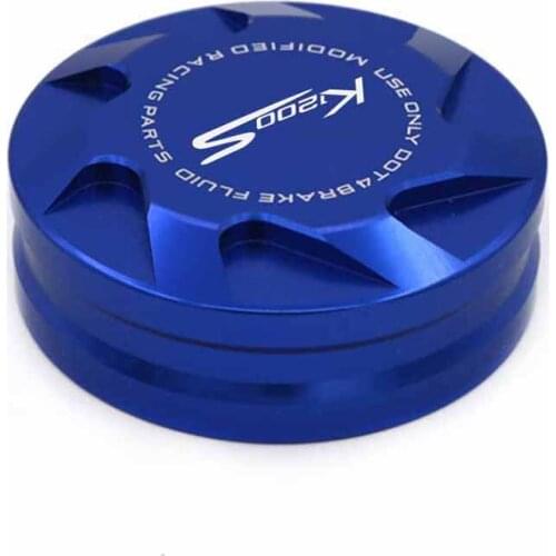 Front Brake Fluid Reservoir Cover Cap For BMW K1200S K1200 S 2005-2007 2006 Aluminum Motorcycle Accessories With Logo Red