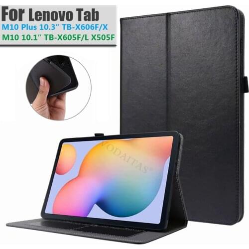 Case for Lenovo Tab M10 FHD Plus TB-X606F X606X 2020 10.3 Smart Cover Funda for Lenovo Tab M10 X505F X605 10.1" Stand Shell+Pen