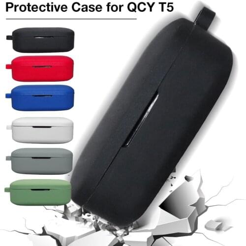 For QCY T5 Earbuds Cover Bluetooth Earphone Case Cover Protective Case