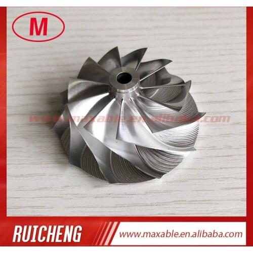 CT12 11+0 blades 43.08/58.03mm 17291-67010 turbocharger milling/aluminum 2618/billet compressor wheel for 17201-67010