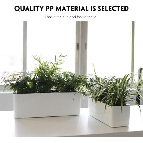 Extended Automatic Watering Flower Pot, Modern Decorative Flower Pot For Indoor Home Garden, Suitable For All Indoor Plant Flowe