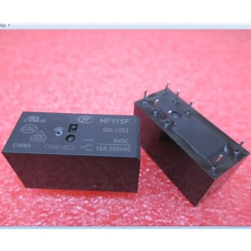 HOT NEW relay HF115F-005-1ZS3 JQX-115F-005-1ZS3 HF115F-005-1ZS3-5VDC JQX-115F HF115F 005-1ZS3 5VDC DC5V 5V 16A relay DIP8