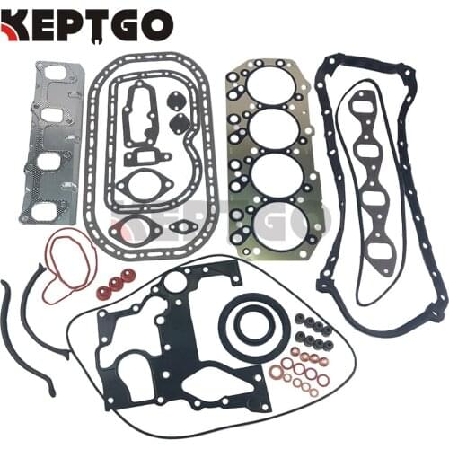 4JB1 4JB1T Engine Gasket Kit&Bearing Set For Isuzu Mustang Bobcat 843 Excavator