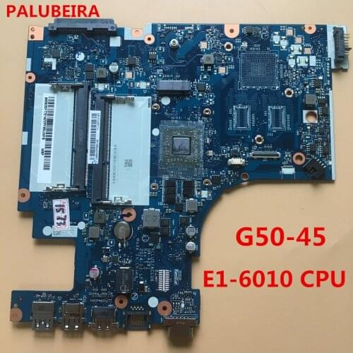 PALUBEIRA for lenovo G50-45 laptop Motherboard with E1-6010 CPU ACLU5/ACLU6 board DDR3 free shipping