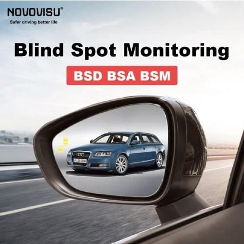 NOVOVISU Car BSD BSA BSM Blind Spot Detection Driving Warning Safety Radar Alert Mirror For Audi A6 A6L C6 4F 2006 2007 2009 201