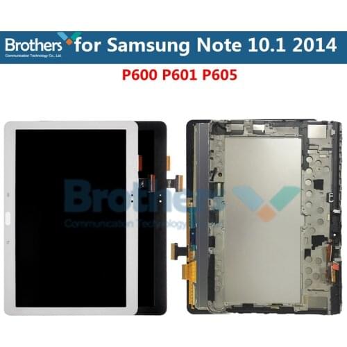 Original LCD Screen For Samsung Galaxy Note 10.1 SM-P600 P601 P605 LCD Display Panel Touch Screen Digitizer Assembly Replacement