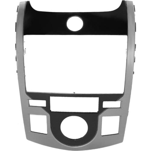 Double Din Car Radio Fascia for 2008-2012 KIA Forte Coupe Trim Panel Car Refitting Outter Frame