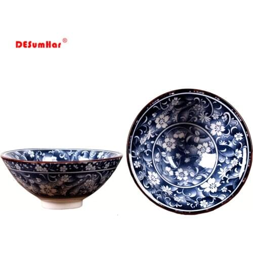 Jingdezhen Blue and white porcelain tea Cup 1pcs,Kung Fu Teacup,Chinese style pattern ceramic teacups,Tea set accessories