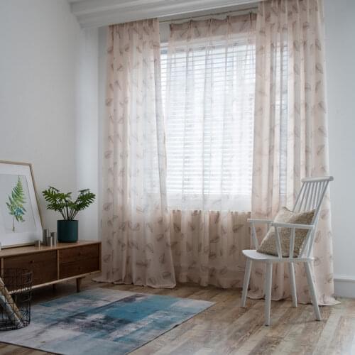 Modern House Decoration Simple European-style Printed Curtains For Living Room Curtains Bedroom Blackout Curtains