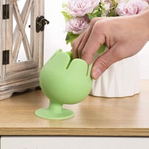 Suctioned Vinyl Weeding Scrap Collector, Wine Cup Shaped Organizer for Cricut Tools and Accessories