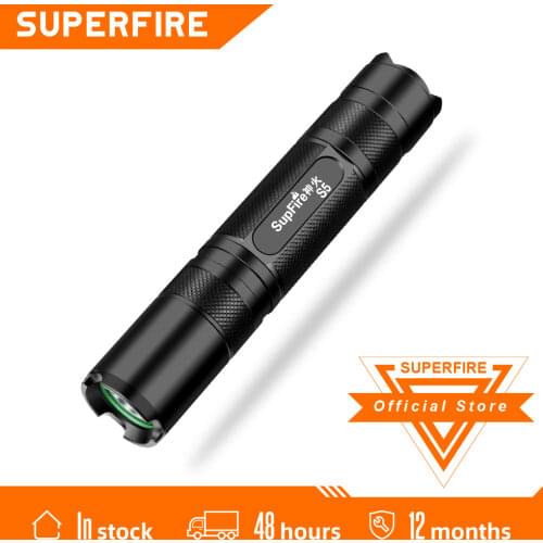 Supfire S5/S5-R5 EDC LED Powerful Flashlight Outdoor Bicycle Lamp Rechargeable Night Work Camping Portable Torch Light