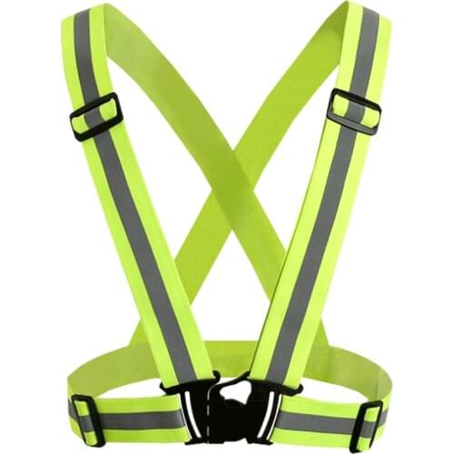 High Visibility Neon Reflective Belt Safety Vest Fit For Running Cycling Sports