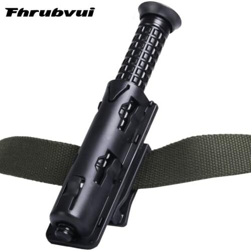 New Universal 360 Degree Rotation Baton Case Holster Black Holder Self Defense Safety Outdoor Survial Kit EDC Tool