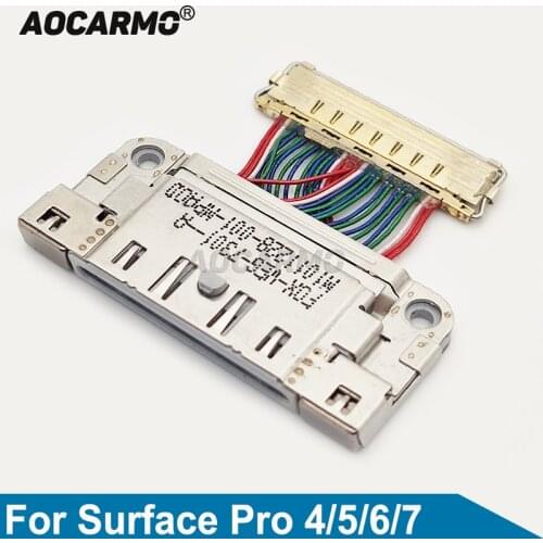 Aocarmo USB Charging Port Charger Dock Flex Cable For Surface Pro 4 Pro 5