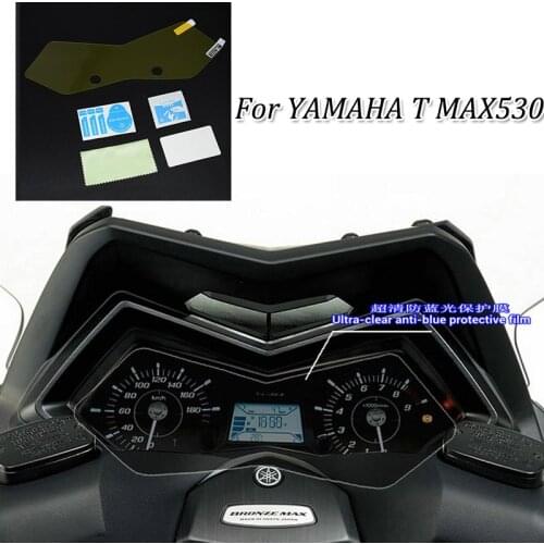 T MAX530 moto Cluster Scratch Protection Film Instrument Dashboard Cover Guard TPU Blu-ray for YAMAHA T MAX530