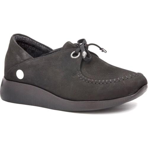 Mammamia D22KA 210 Black Nubuck 2022 Winter Women Shoes Casual Genuine Cow Leather Anatomical Comfort Business Office Breathable Elevator Elegant