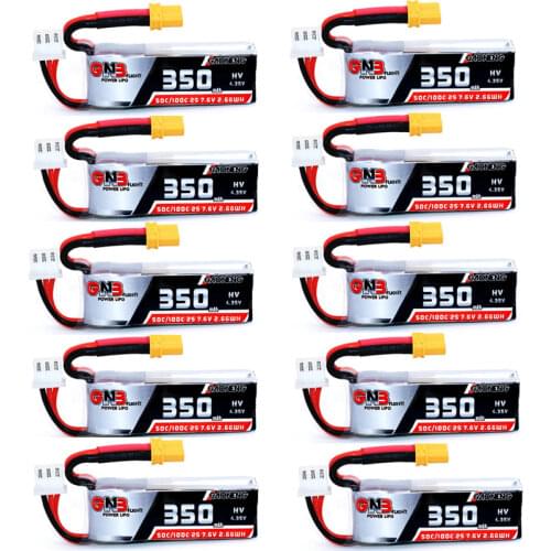 1/2/5/10PCS Gaoneng GNB 2S 7,6 mAh 350 V HV 4,35 V 50C/100C Lipo XT30 battery for ETAFPV Beta75X 2S Beta65X 2S Whoop Tiny Drones