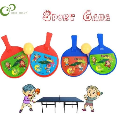 1 pair Outdoor Sports Kids Toys child dual table tennis pingpong racket for Children Toy Funny Outdoor Games Kids Gift ZXH