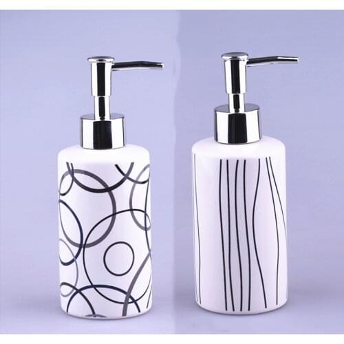 1pc One-handed press soap Dispenser Pump shampoo lotion bottle separate Dispenser 300ml