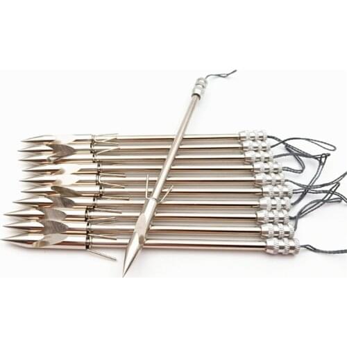 10pcs/20pcs Stainless Steel Slingshot Darts Fishing Slingshot for Shooting Darts Hunting Catapult Arrows
