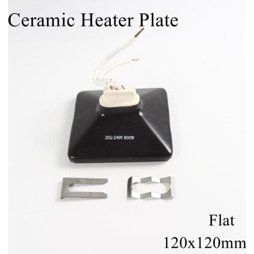 120*120mm 220V 800W IR Infrared Top Industrial Ceramic Heating Plate Upper Air Heater Board BGA Rework Station Lamp 120x120mm