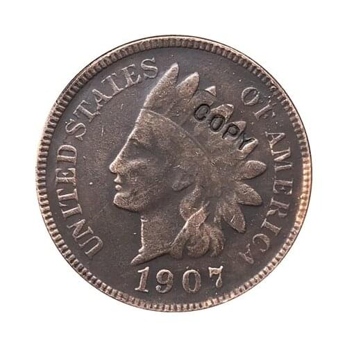 1907 Indian head cents coin copy