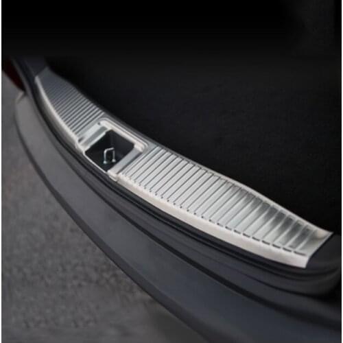 ACCESSORIES FIT FOR HONDA HR-V VEZEL 2014 2015 2016 INNER REAR BUMPER PROTECTOR BOOT CARGO SILL PLATE TRUNK LIP