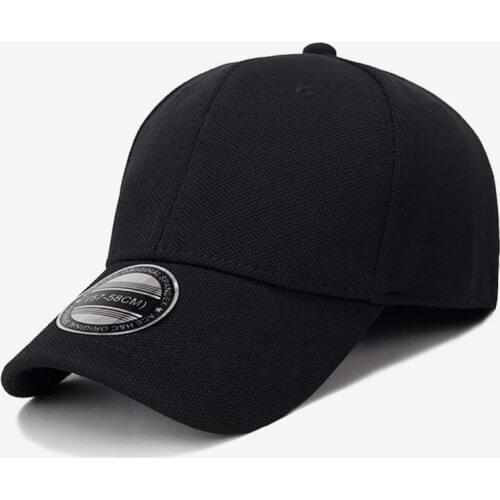 Black Baseball Cap Men Snapback Hats Caps Men Fitted Closed Full Cap Women Gorras Bone Male Trucker Hat Casquette