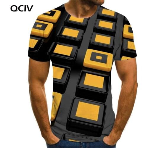 QCIV Brand Harajuku T shirt Men Pattern Shirt Print Creativity Funny T shirts Art T-shirts 3d Mens Clothing summer Printed Male